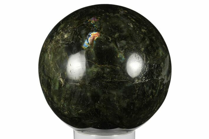 Flashy, Polished Labradorite Sphere - Madagascar #176576